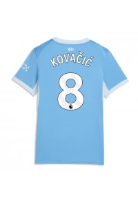 Manchester City Mateo Kovacic #8 Fotballdrakt Hjemme Klær Dame 2026-27 Korte ermer